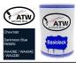 Preview: Chevrolet, Darkmoon Blue Metallic, WA428E / WA434E / WA433E: 500ml Lackdose, von ATW Autoteile West.